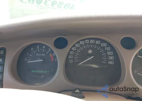 2002 Buick Lesabre Custom z USA, uszkodzony, nr VIN 1G4HP54K324133690